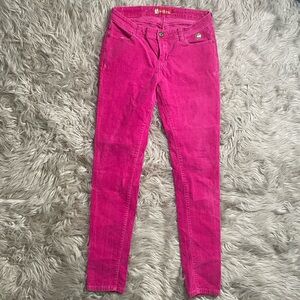 Y2K Vintage Apple Bottoms Jeans Womens 9/10 Pink Curvy Skinny Denim Pants HipHop
